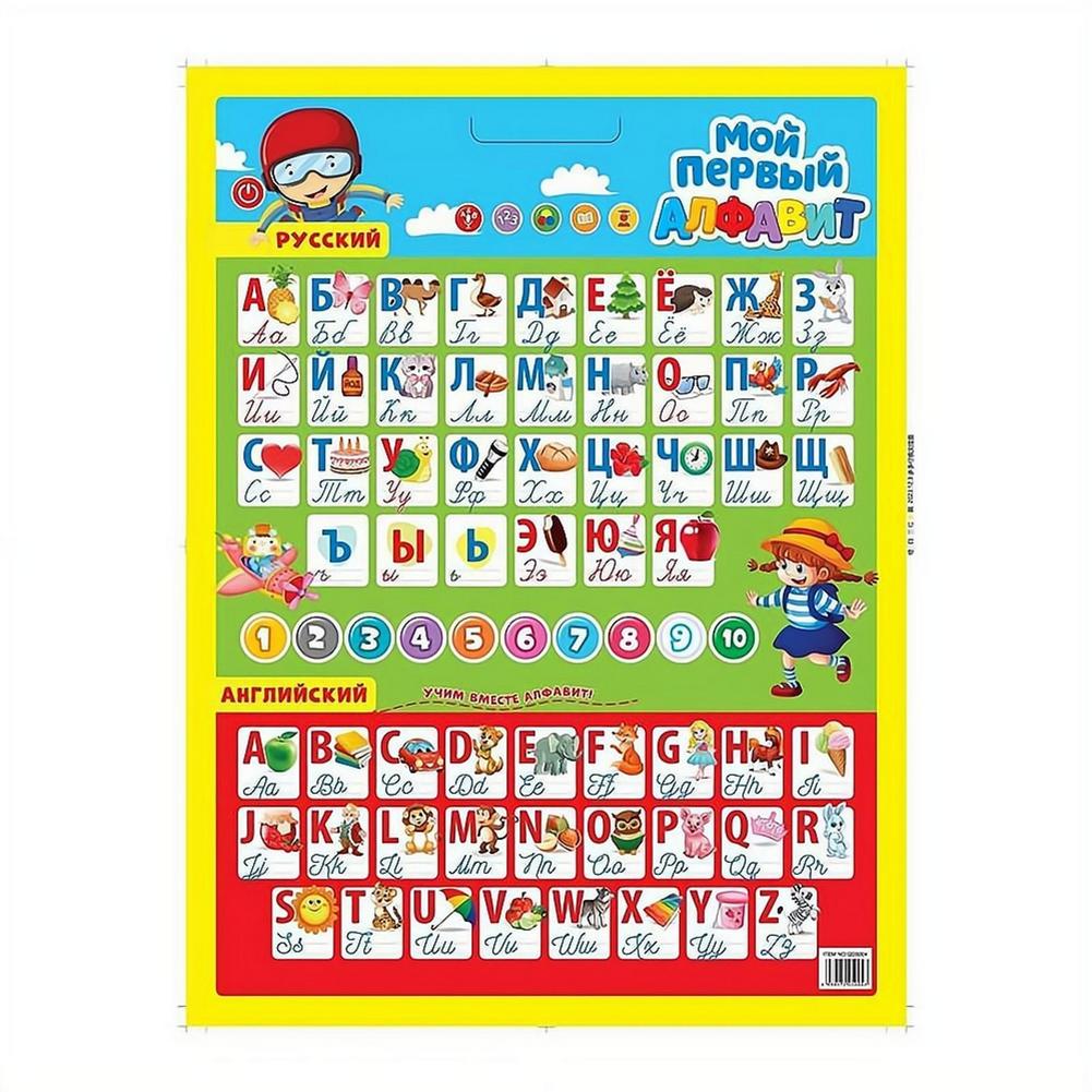Kids Education Charts - Русская электронная интерактивная настенная таблица-плакат с
