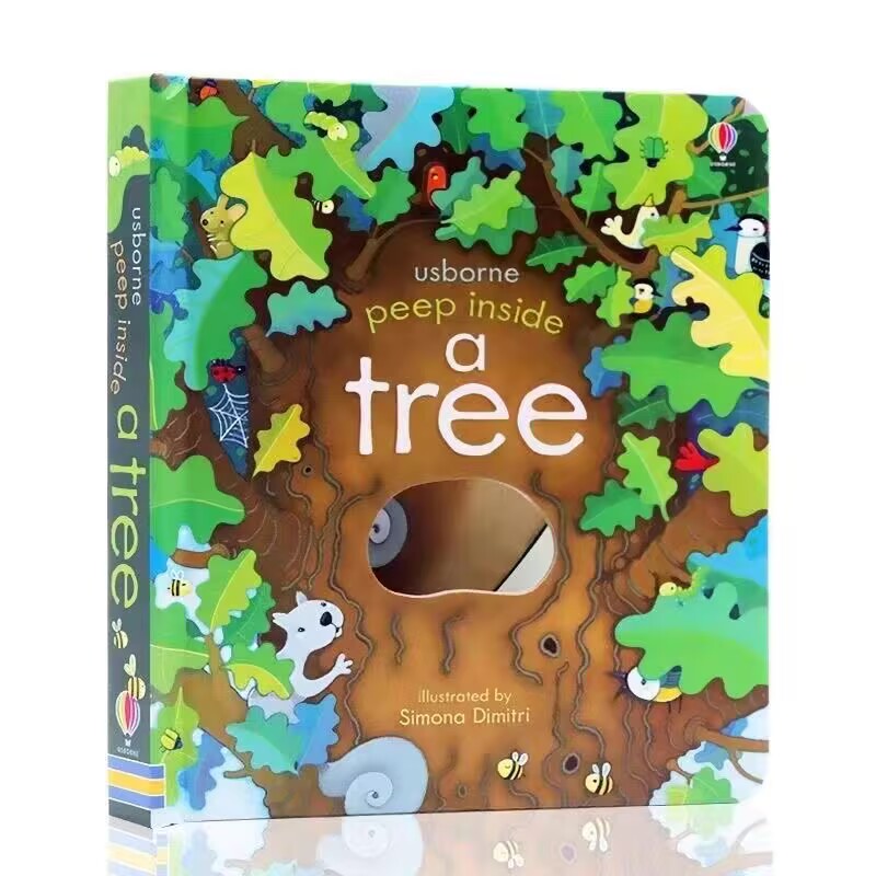 Kids Early Education Books - Книга с 3D-окнами Usborne 
