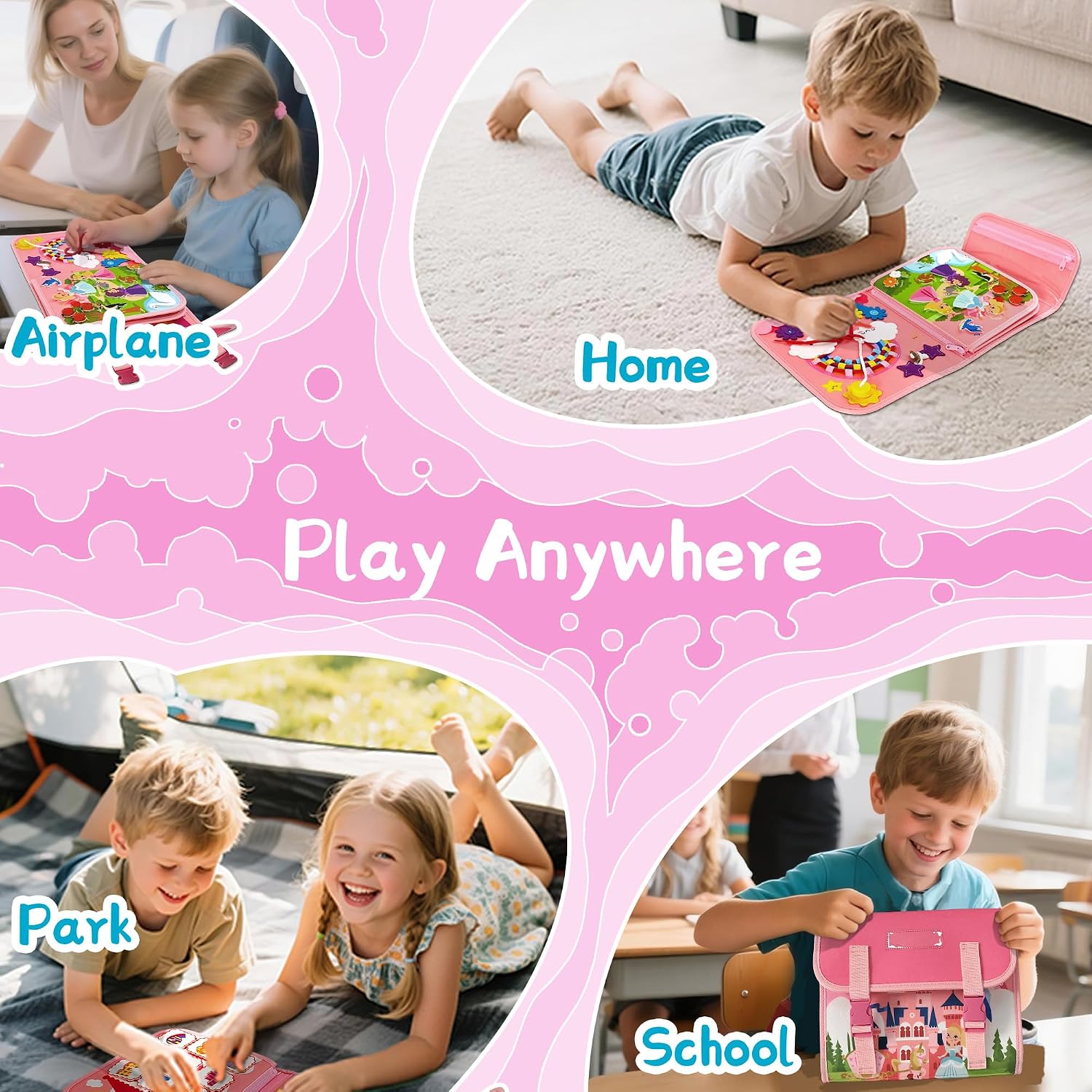 Рюкзак-игровая площадка «Замок – обзор и цена Kids Education Activities