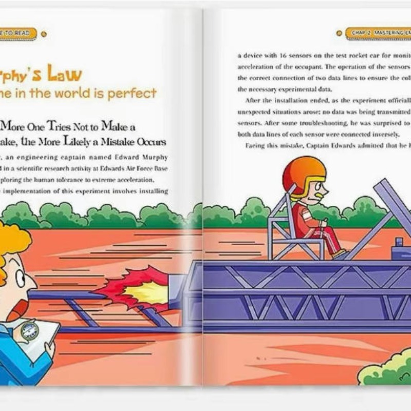 Учебная книга по Закону Мерфи  – обзор и цена Kids Education Method