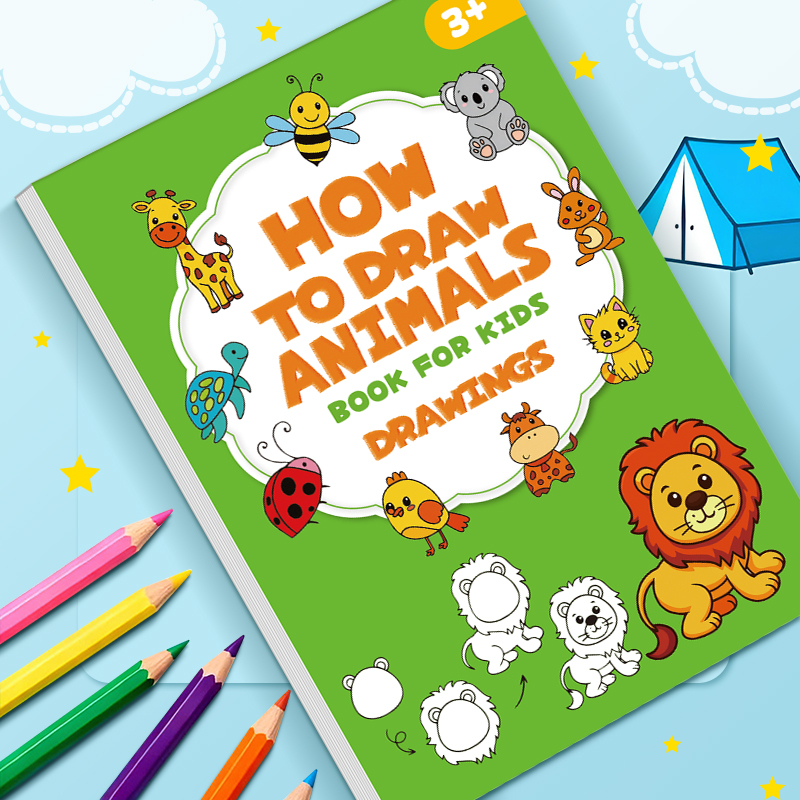 Детская книга для рисования жи – обзор и цена Kids Education Activities