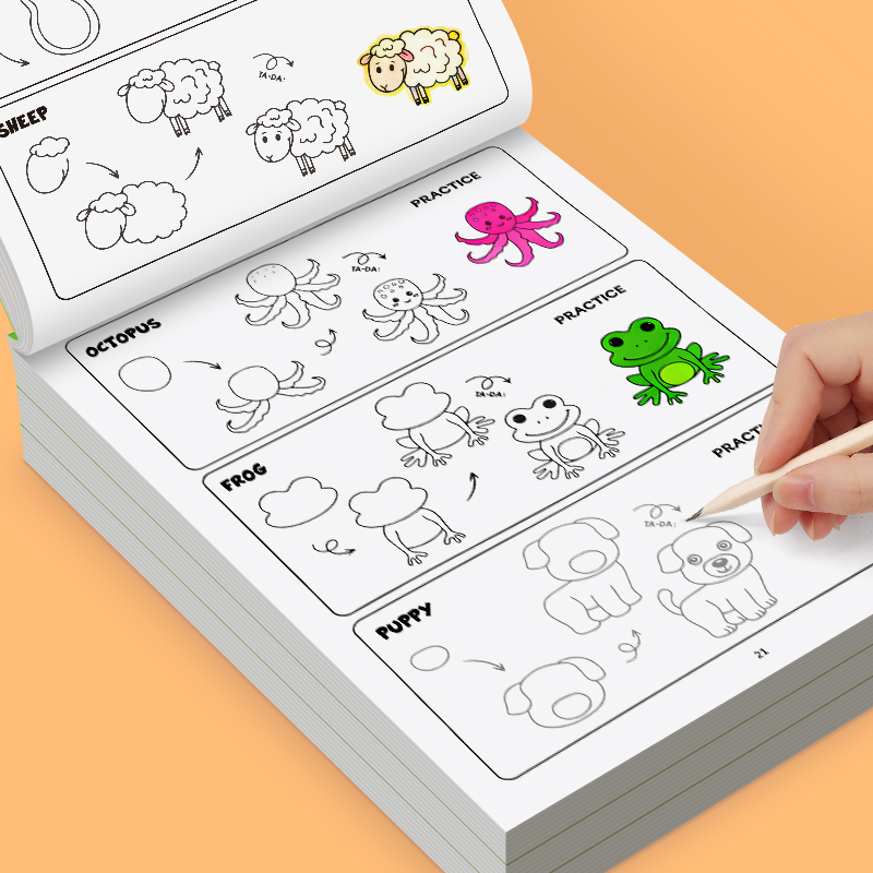 Детская книга для рисования жи – обзор и цена Kids Education Activities