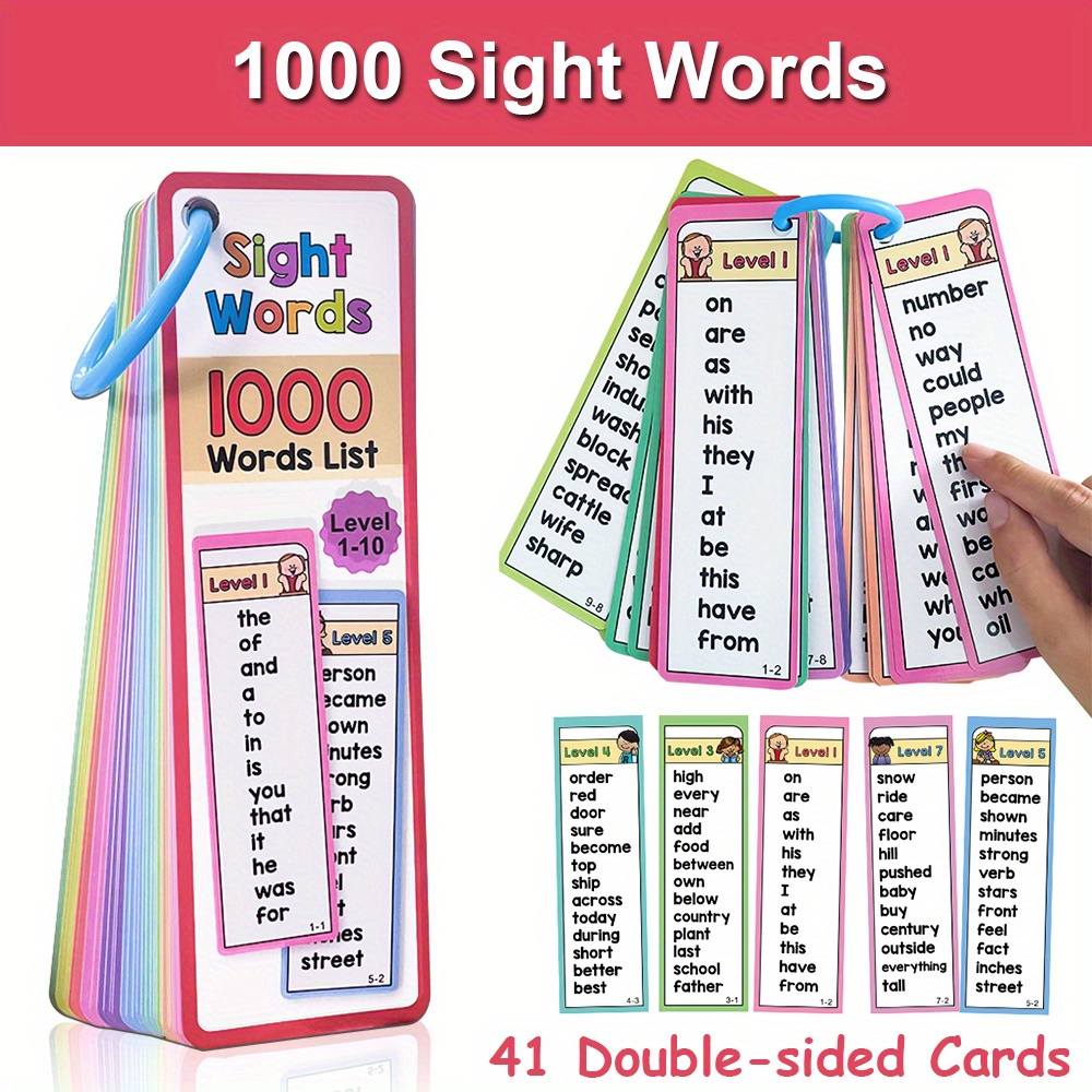 Флэш-карты со словами 1000 для – обзор и цена Kids Education Activities