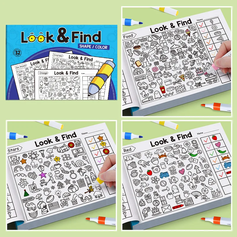 Детская книга-головоломка с по – обзор и цена Kids Education Activities