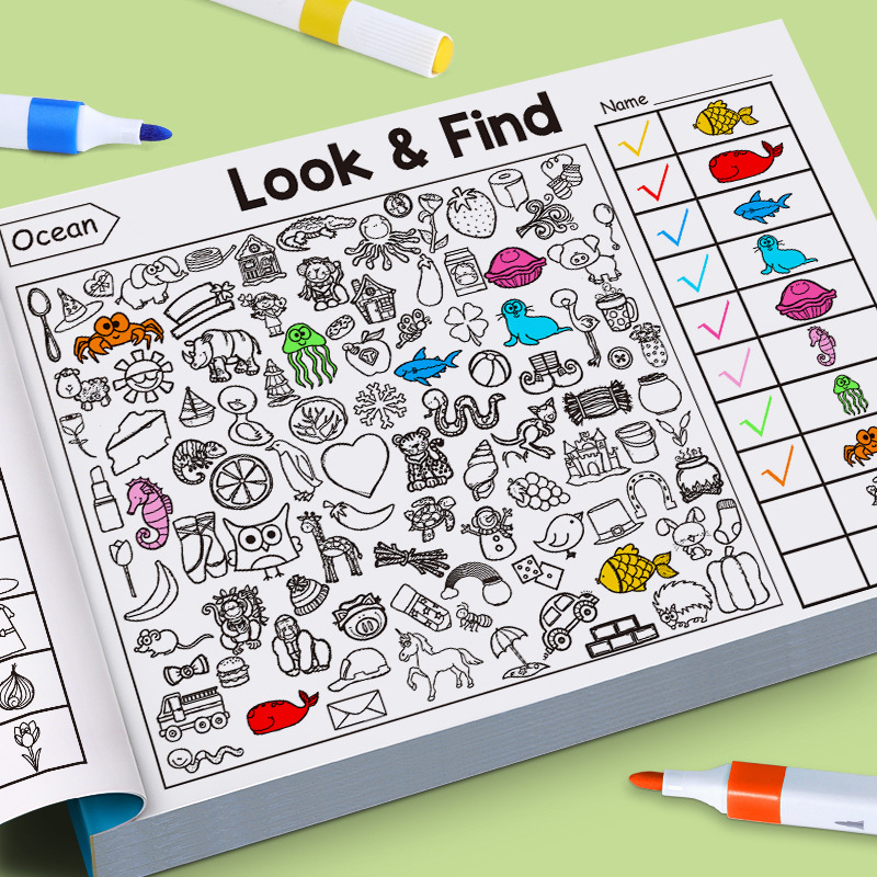 Детская книга-головоломка с по – обзор и цена Kids Education Activities