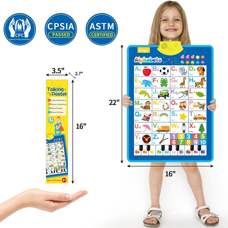 Электронная настенная диаграмм – обзор и цена Kids Education Charts
